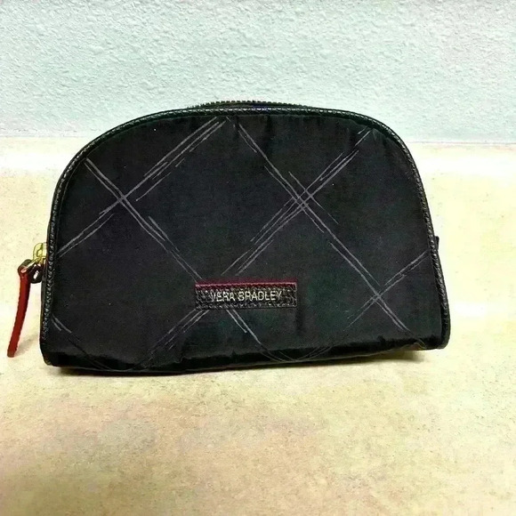 Vera Bradley Handbags - Vera Bradley black makeup‎ bag